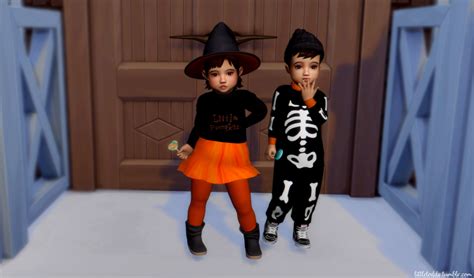 #sims4 Toddler Halloween Outfits, Toddler Costumes, Toddler Outfits ...