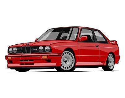 BMW M3 E30 Vector Art