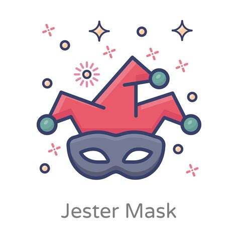 Jester Decorative Mask 2574303 Vector Art at Vecteezy