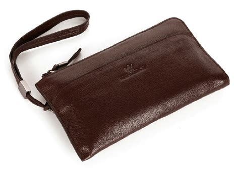 Leather purse, leather wristlet - BagsWish