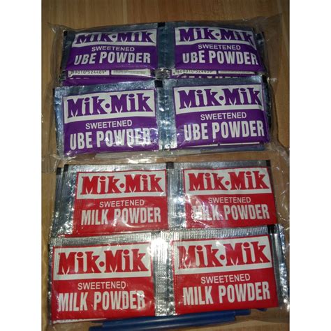 Mik Mik Sweetened Chocolate, Ube and Milk Powder 20 pcs per pack ...