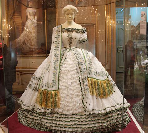 A replica of Empress Elisabeth of Austria's wedding-eve dress, 1854 | Historical dresses ...