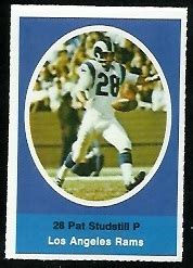 Pat Studstill - 1972 Sunoco Stamps #312 - Vintage Football Card Gallery