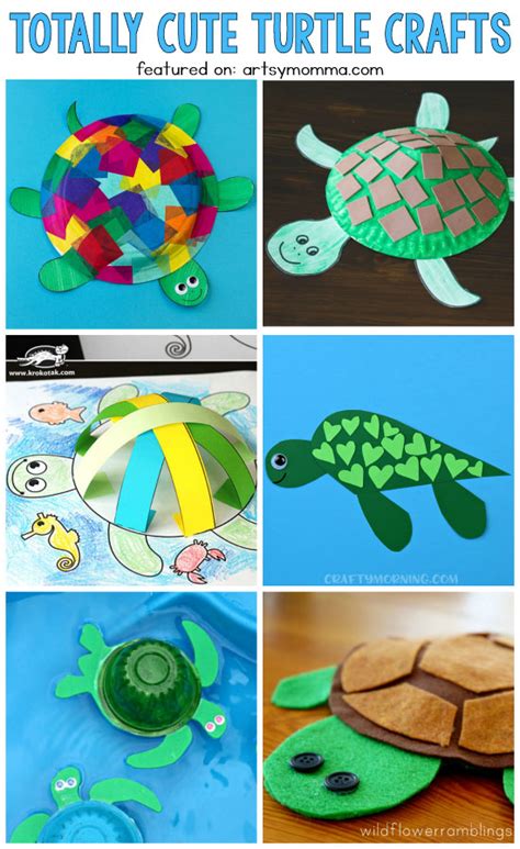 Totally Cute Turtle Crafts - For Kids Of All Ages! - Artsy Momma