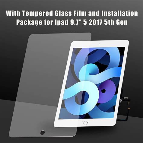 Replacement Touch Screen Digitizer Glass,For Ipad 2017 Gen 5th A1822 ...