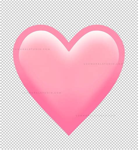 Pink heart emoji PNG ⋆ The Aesthetic Shop | Pink heart emoji, Heart ...