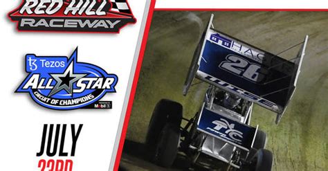 SUNDAY July 23rd! RED HILL RACEWAY All Star Circuit of Champions winged ...