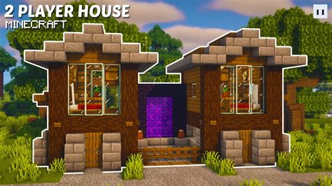 Minecraft : How to Build a 2 Player House | Small & Easy - YouTube