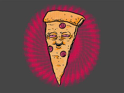 Stoned Pizza by Thiago A. M. S. on Dribbble