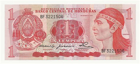 Honduras - Lempira - 1980 - pick# 68a | Central Lakes Coins