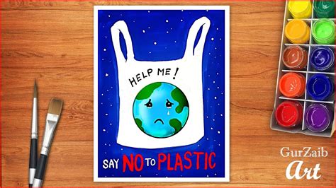 poster for say no to plastic - Captions Time
