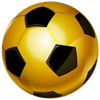 Gold Soccer Ball PNG Clip Art Image | Gallery Yopriceville - High-Quality Free Images and ...