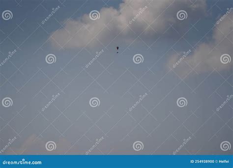 Clouds and Blue Sky in the Bavarian Forest Stock Photo - Image of sight ...