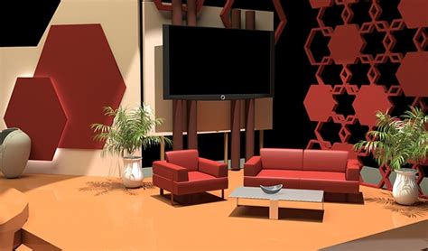 Television Studio Set Design :: Behance