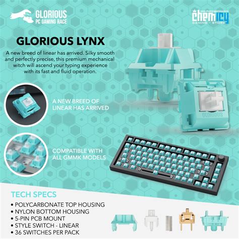 Glorious Lynx Mechanical Gaming Keyboard Switches | Shopee Philippines