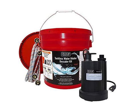 Drainx Tankless Water Heater Flush Kit - Red/ Black - Walmart.com