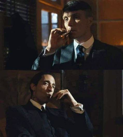 Cillian Murphy as Thomas Shelby and Adrien Brody in Peaky Blinders 💙 ...