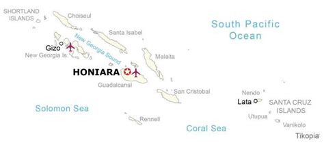 Solomon Islands Map - GIS Geography