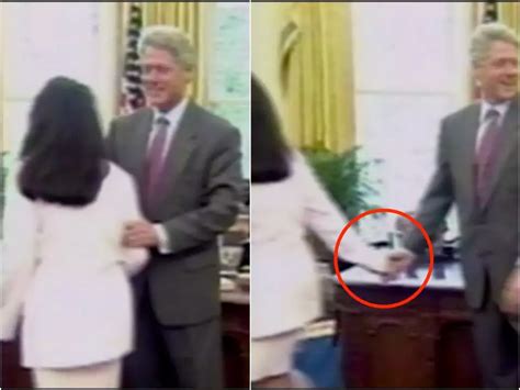 White House Footage Shows Bill Clinton Monica Lewinsky Holding Hands ...