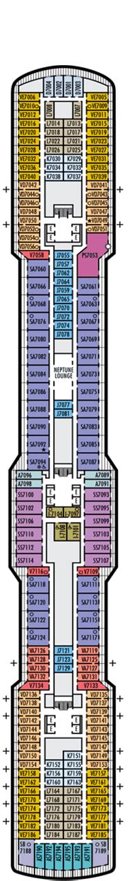 MS Koningsdam Deck plan & cabin plan