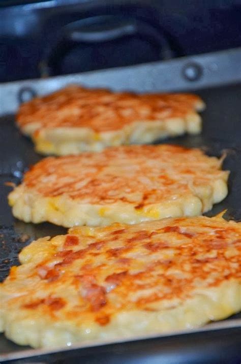 Macaroni and Cheese Pancakes - Cook'n is Fun - Food Recipes, Dessert, & Dinner Ideas