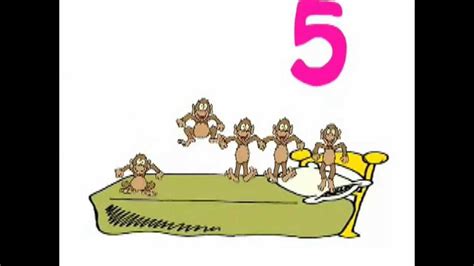 Five Little Monkeys Jumping on the Bed - Original Song | Five little ...