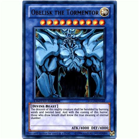 Collectible Card Games YUGIOH EGYPTIAN GOD CARDS RA OBELISK ULTRA ...