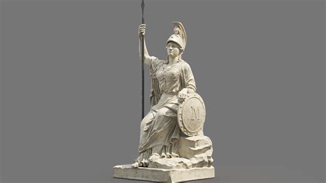 Minerva Statue 3D Model - TurboSquid 1631007