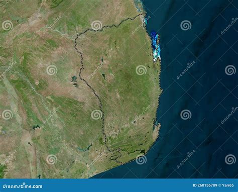 Inhambane, Mozambique. High-res Satellite. No Legend Stock Illustration - Illustration of ...