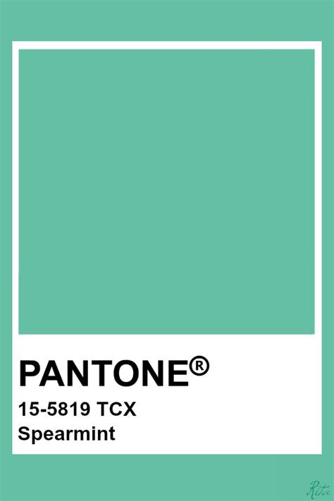 Pantone Spearmint | Pantone colour palettes, Color palette design ...