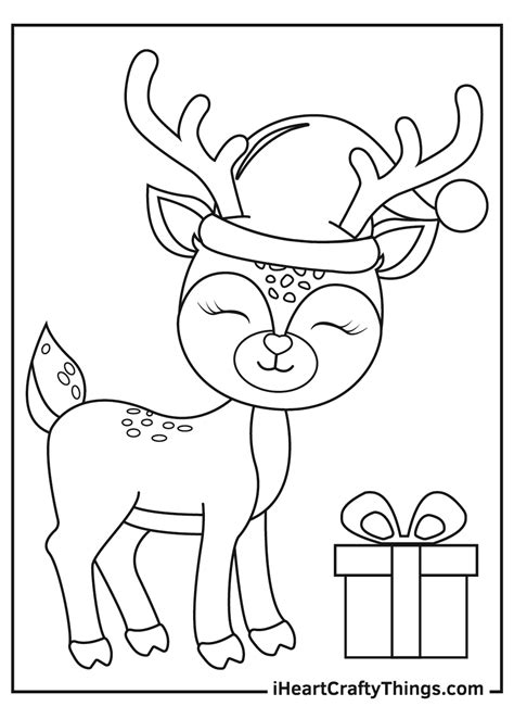 Christmas Reindeers Coloring Pages (Updated 2021)