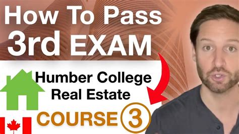 Humber College Real Estate Course 3 EXAM - YouTube