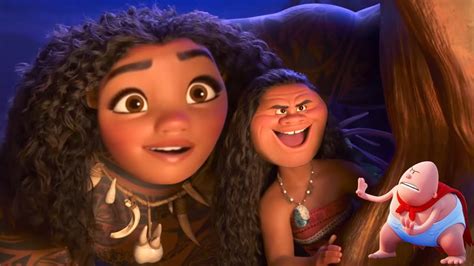 In Moana (2016), Moana & Maui switch their faces while finding the ...