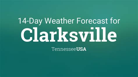 Clarksville, Tennessee, USA 14 day weather forecast