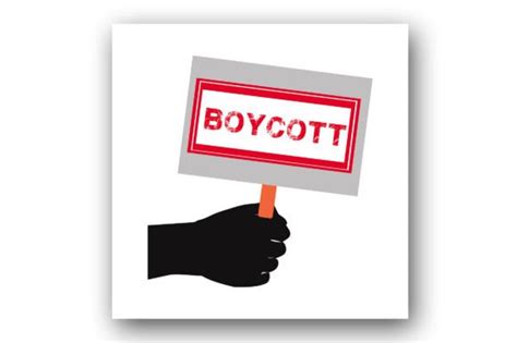 Boycott Vector Image Sign in Hand Vector Graphic by stromgraphix ...