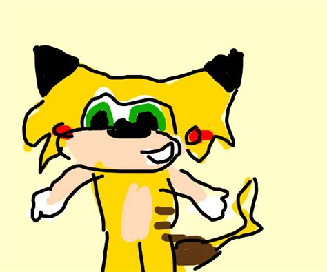 Sonic and Pikachu hybrid - Drawception