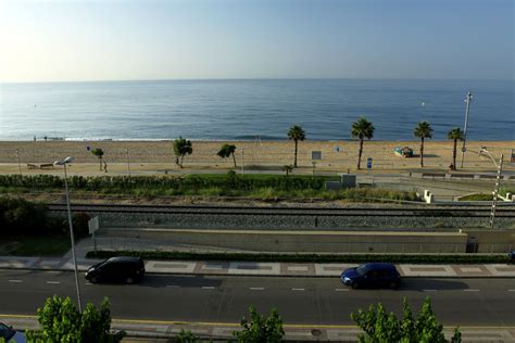 Spain - a beach at Pineda de Mar 01