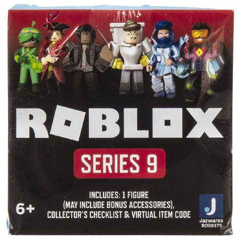 Roblox Series 9 Mystery Pack 1 RANDOM Figure Virtual Item Code Jazwares - ToyWiz