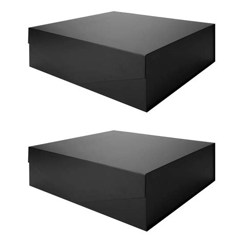 Buy PACKQUEEN 2 Extra Large Gift Boxes 17x14.5x5.5 Inches, Sturdy Gift Boxes with Lids ...