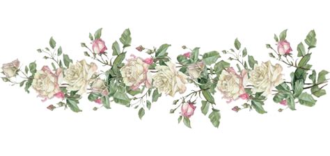 Image result for transparent pink rose border | Vintage roses, Paper ...