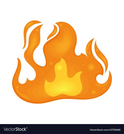 Ignite fire flame Royalty Free Vector Image - VectorStock