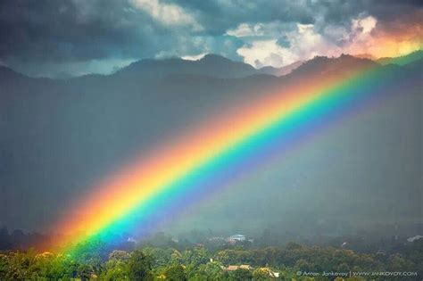 Rainbow over Thailand | Rainbow pictures, Rainbow sky, Rainbow