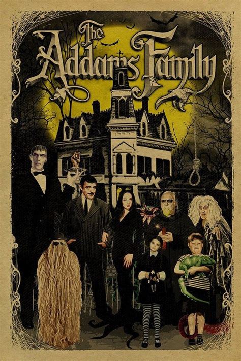 Addams Family Poster | Addams family poster, Vintage poster art, Family ...