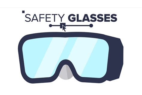 Safety Glasses Vector. Industrial Graphic by pikepicture · Creative Fabrica