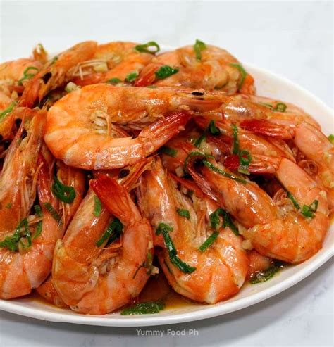 Garlic Butter Shrimps Recipe » Yummy Food Ph