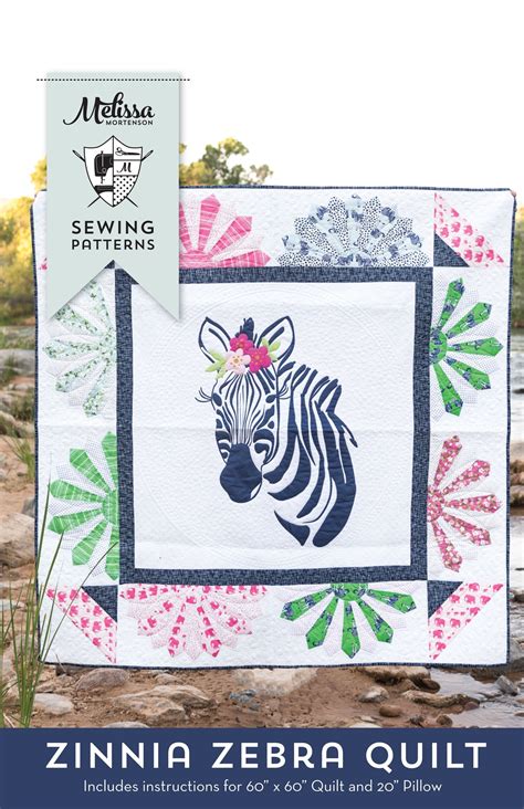 Introducing Zinnia the Zebra Quilt Pattern - The Polka Dot Chair