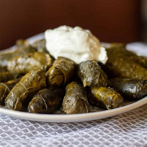 Meat Stuffed Grape Leaves (Dolmas) - Cooking Gorgeous