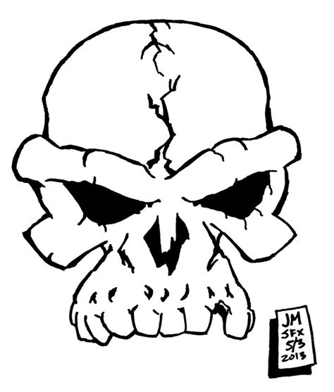 Angry Skull Drawing at GetDrawings | Free download