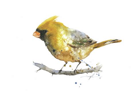 Yellow Bird Painting at PaintingValley.com | Explore collection of Yellow Bird Painting