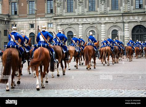 The Royal Guards - changing of the guards at the Royal Castle in ...